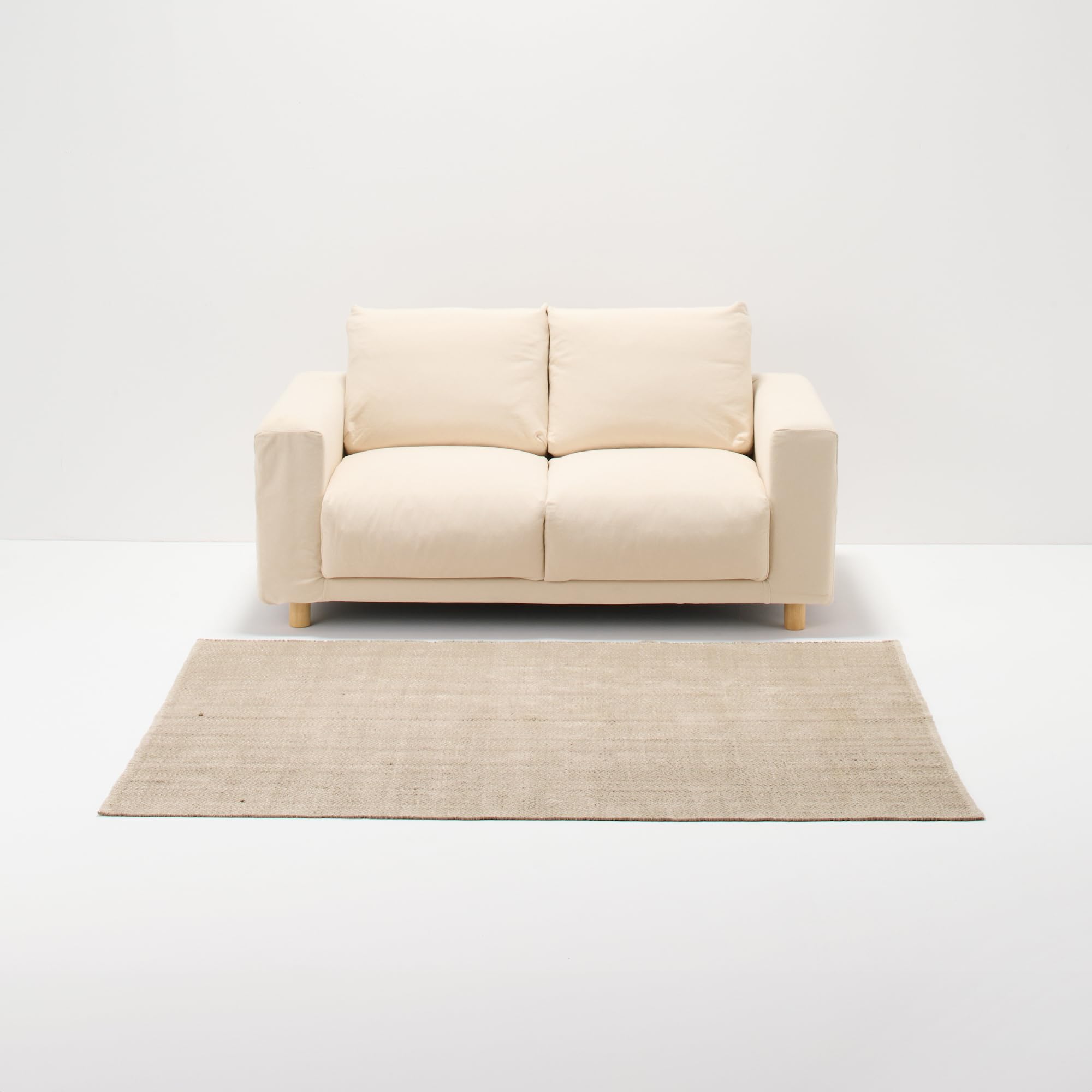 Amazon｜無印良品 綿 手織りラグ 140×195cm 140×195cm